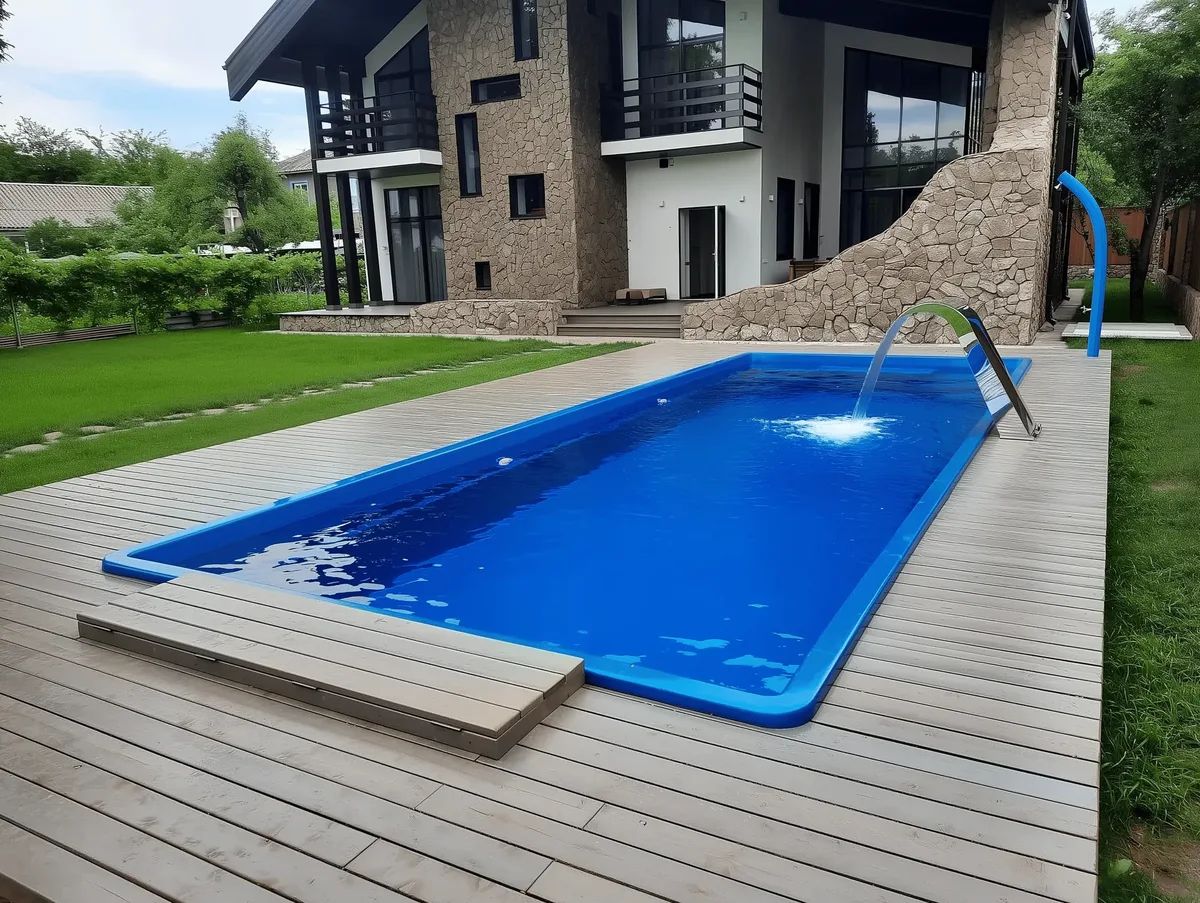 Композитный бассейн Laguna 9 — вид сверху в Всеволожске