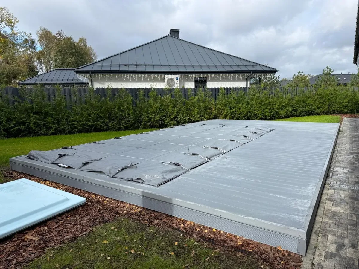 Покрывало Laguna Cover Mesh — установка в Всеволожске